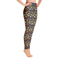 Pumpkins and Ghosts Yoga Leggings