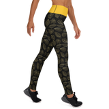Leaves of Gold Yoga Leggings