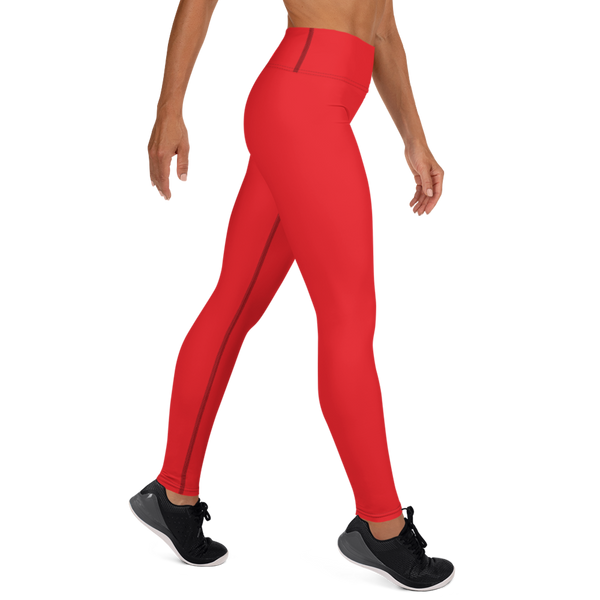 Red Yoga Leggings