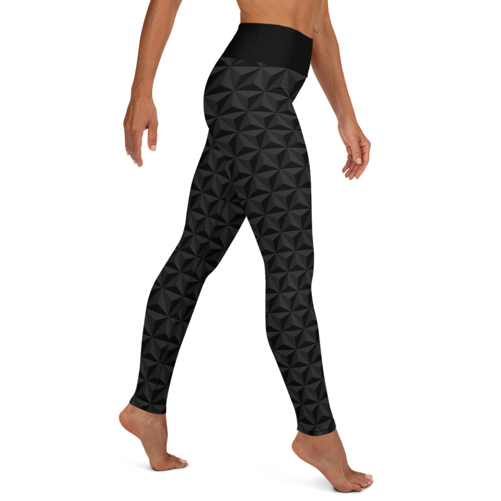 Black Pyramid Yoga Leggings