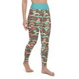 Retro Mustache Yoga Leggings