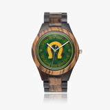 "Happy SPD" Indian Ebony Wooden Watch