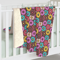 DONUTS!! Sherpa Fleece Blanket