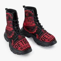 DETROIT Leather Chunky Boots