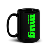 the best mug - neon green