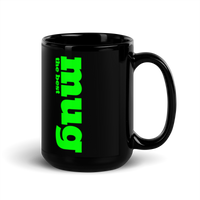the best mug - neon green