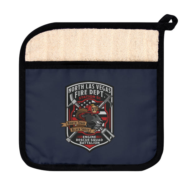 51 Logo Pot Holder with Pocket