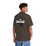 Larson Beef Men's Hawaiian Shirt (AOP)