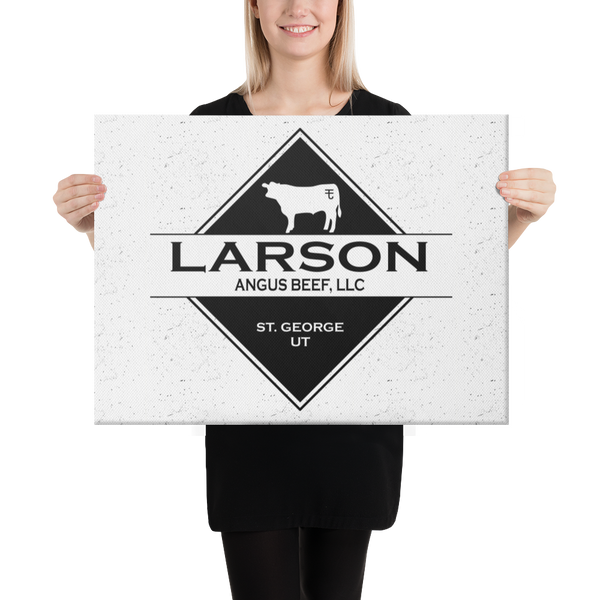 Larson Beef Logo Canvas