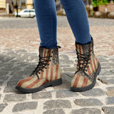 USA Flag Trendy Leather Boots
