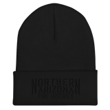 NAFD All-black Cuffed Beanie