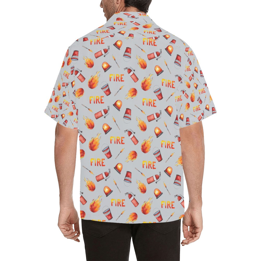 Fire Collage Hawaiian Shirt
