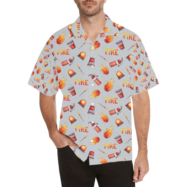 Fire Collage Hawaiian Shirt