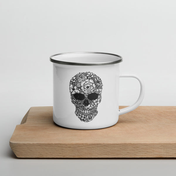 Flowers of Death Enamel Mug