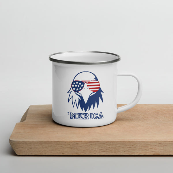 'Merican Badass Enamel Mug