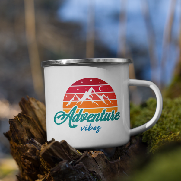 Adventure Vibes Enamel Mug