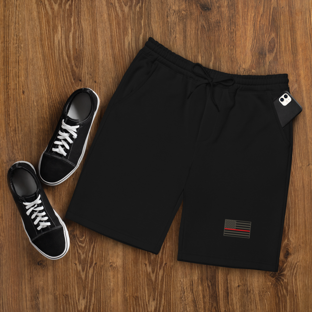 Thin Red Line - Men's fleece shorts
