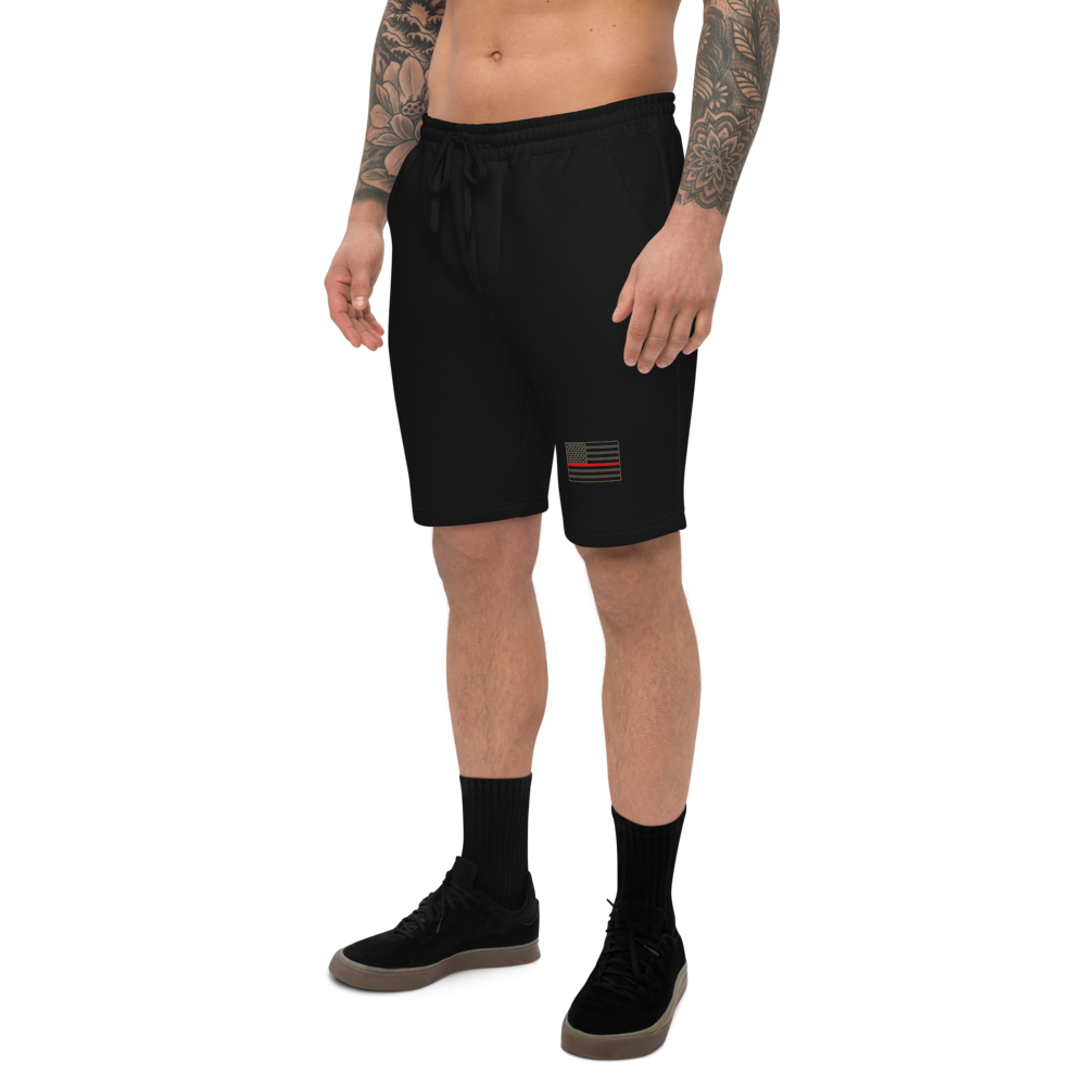 Thin Red Line - Men's fleece shorts