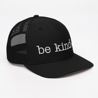 Be Kind Trucker Cap - white