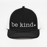 Be Kind Trucker Cap - white