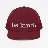 Be Kind Trucker Cap - white