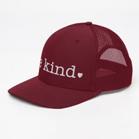 Be Kind Trucker Cap - white