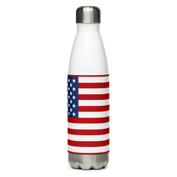 USA Flag Stainless Steel Water Bottle