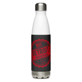 Detroit Stainless Steel Water Bottle
