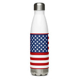 USA Flag Stainless Steel Water Bottle