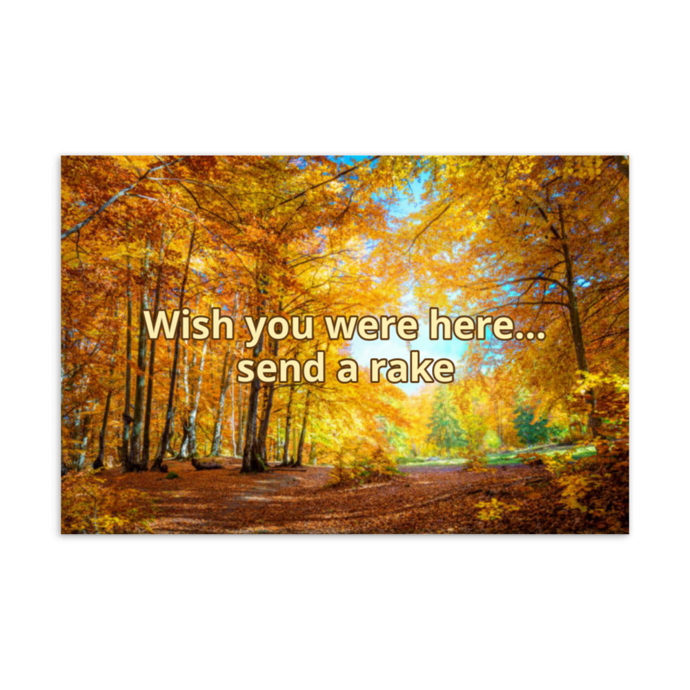 Send a Rake Postcard
