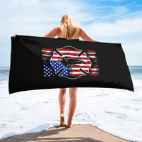 USA Firefighter Towel