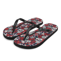 Day of the Dead Flip-Flops