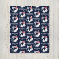 'Merican Badass Throw Blanket