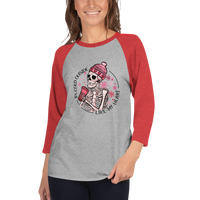 3/4 sleeve raglan shirt
