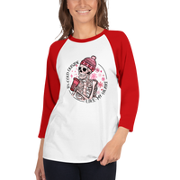 3/4 sleeve raglan shirt