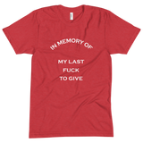 In memory of...last f*ck