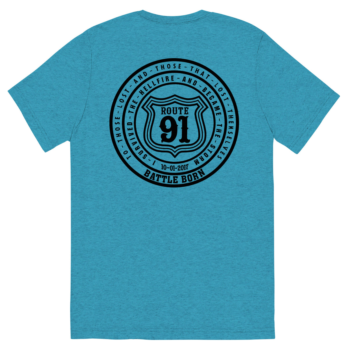 R91 Badge (all black) Unisex Tee