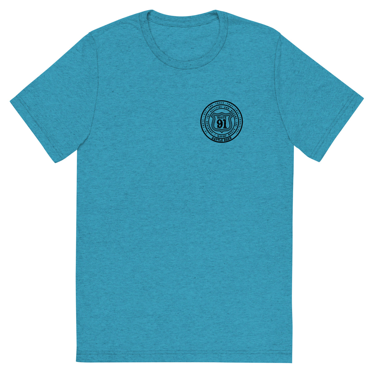 R91 Badge (all black) Unisex Tee