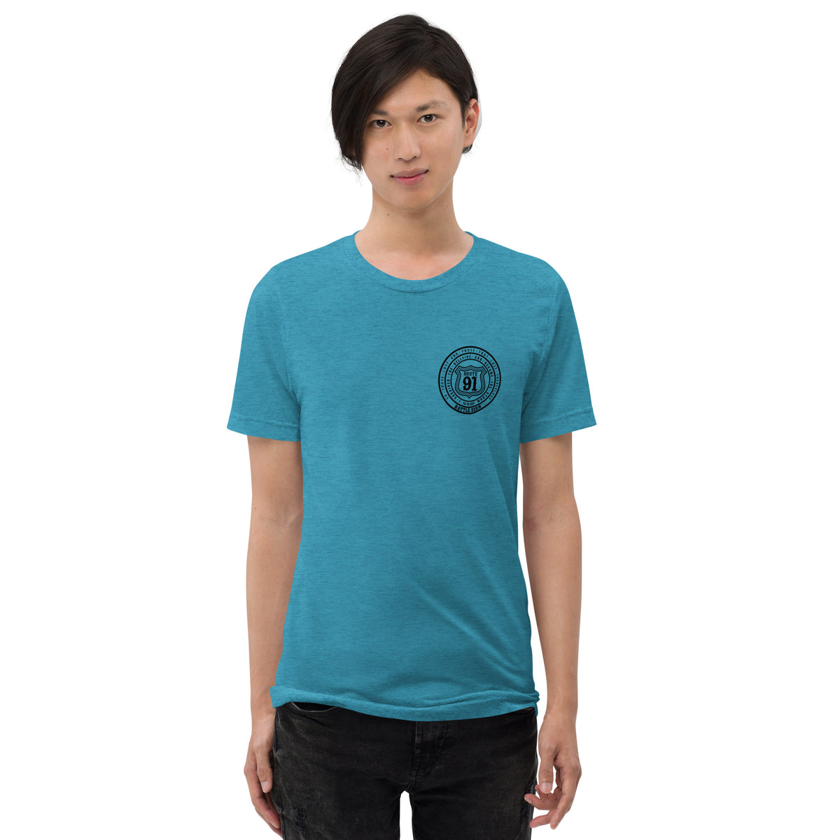 R91 Badge (all black) Unisex Tee