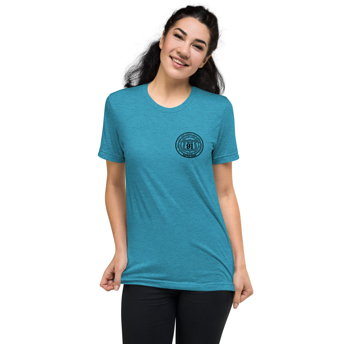 R91 Badge (all black) Unisex Tee