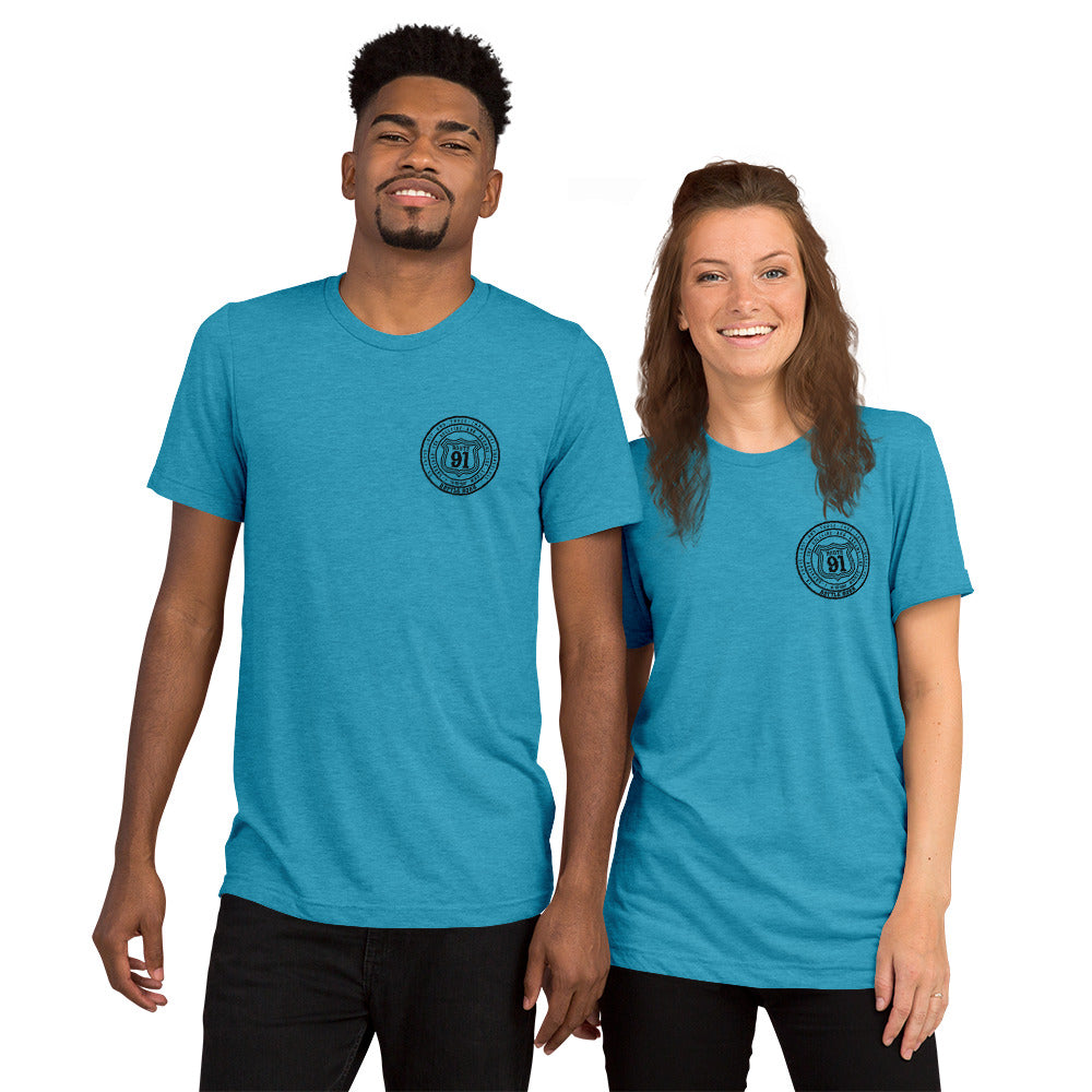 R91 Badge (all black) Unisex Tee