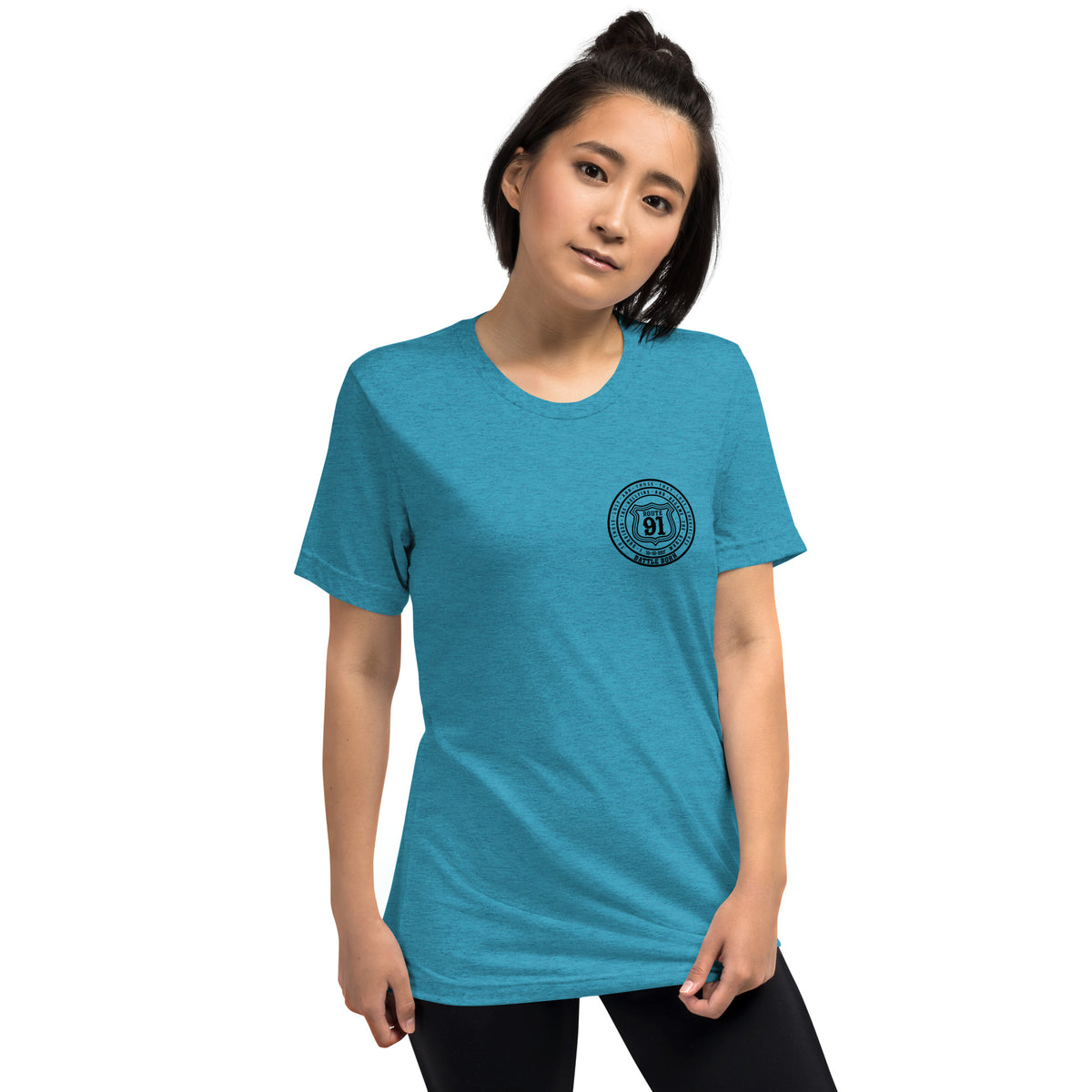 R91 Badge (all black) Unisex Tee