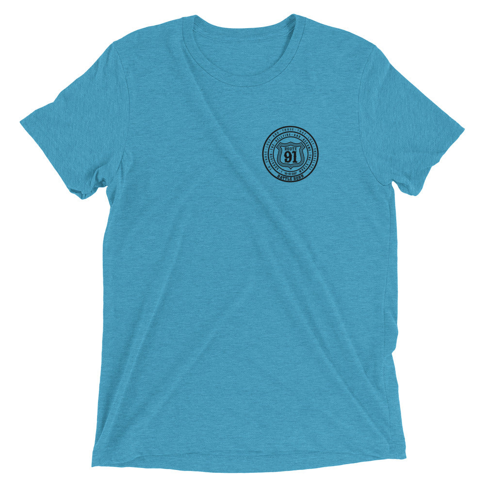 R91 Badge (all black) Unisex Tee