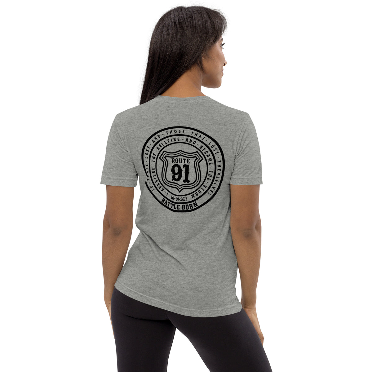R91 Badge (all black) Unisex Tee
