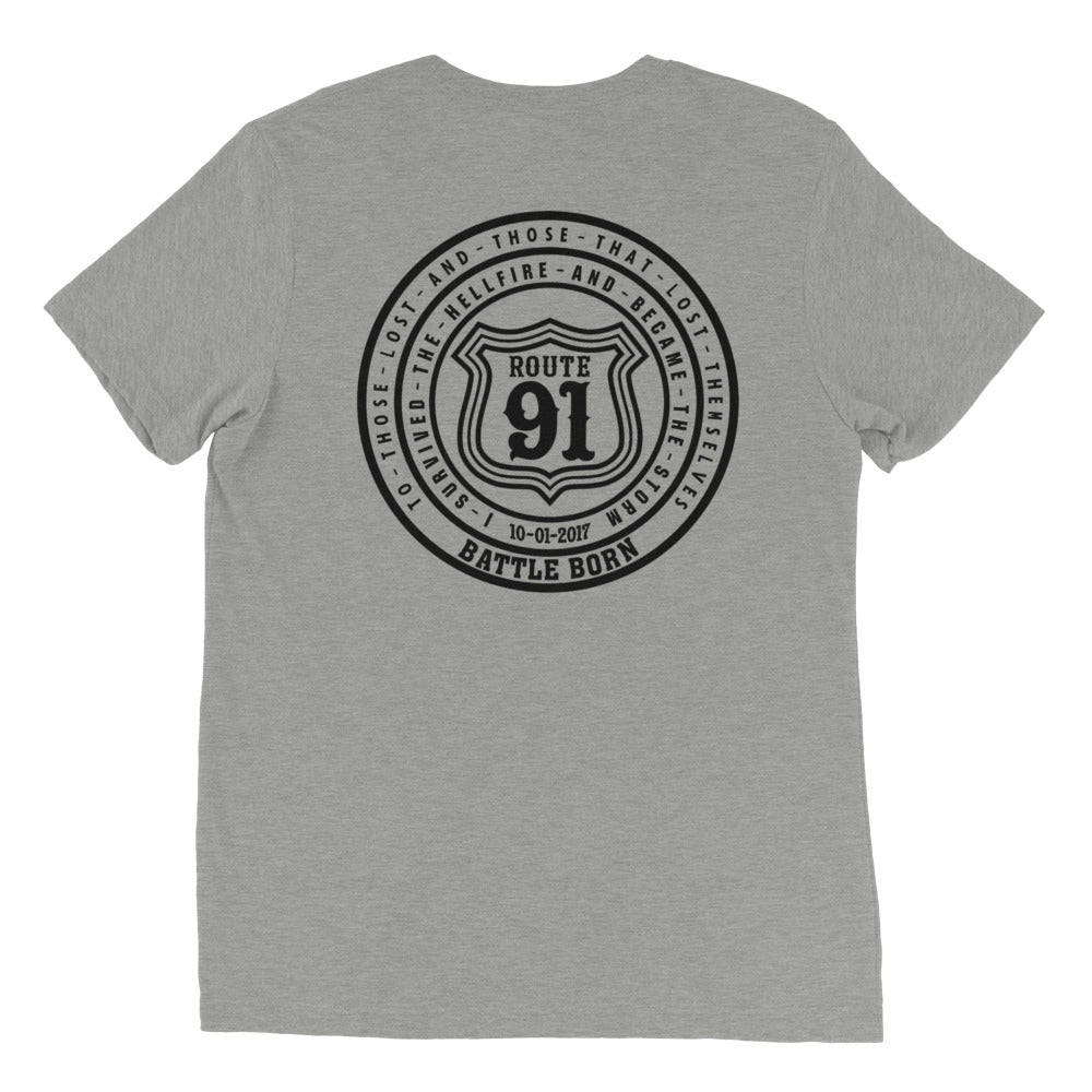 R91 Badge (all black) Unisex Tee