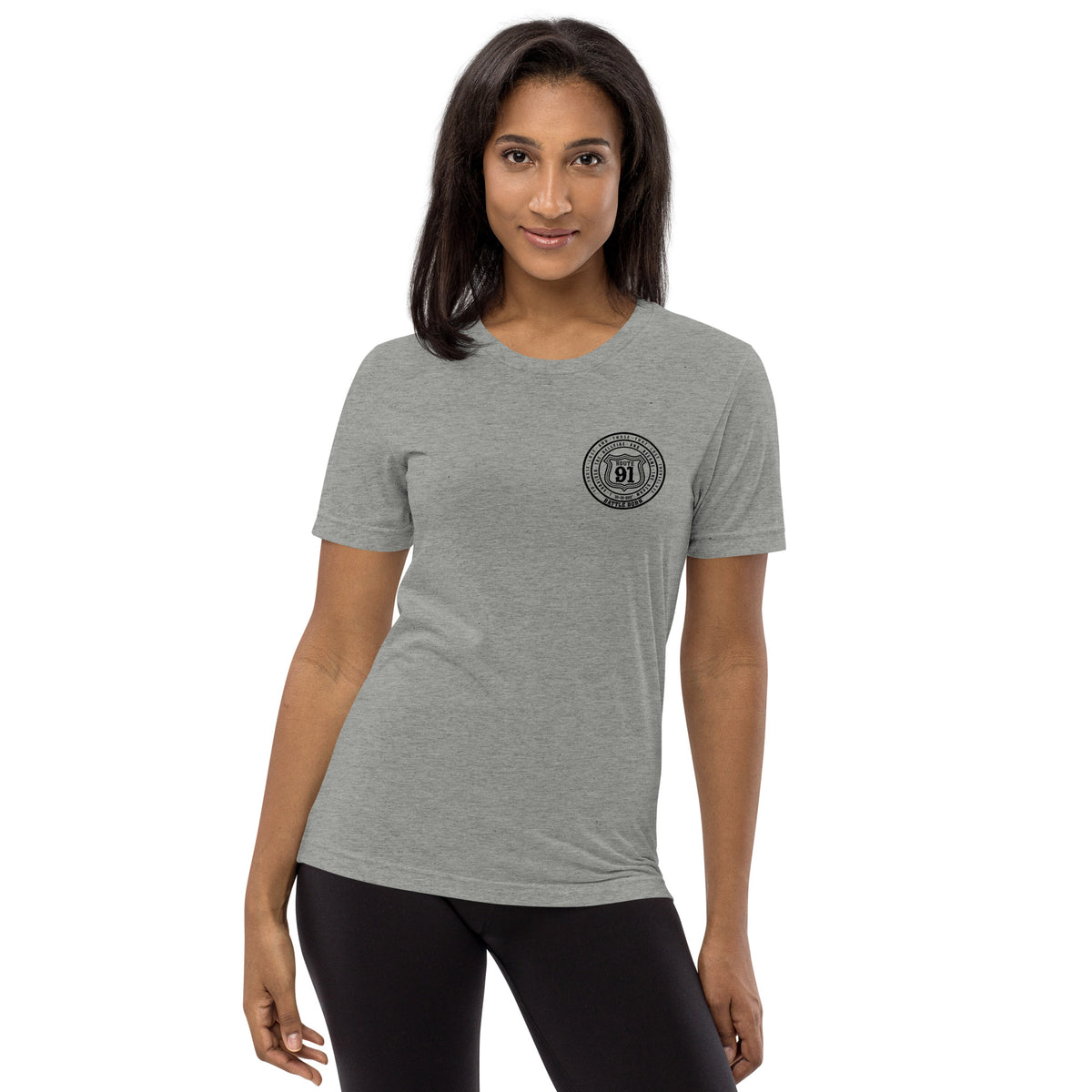 R91 Badge (all black) Unisex Tee