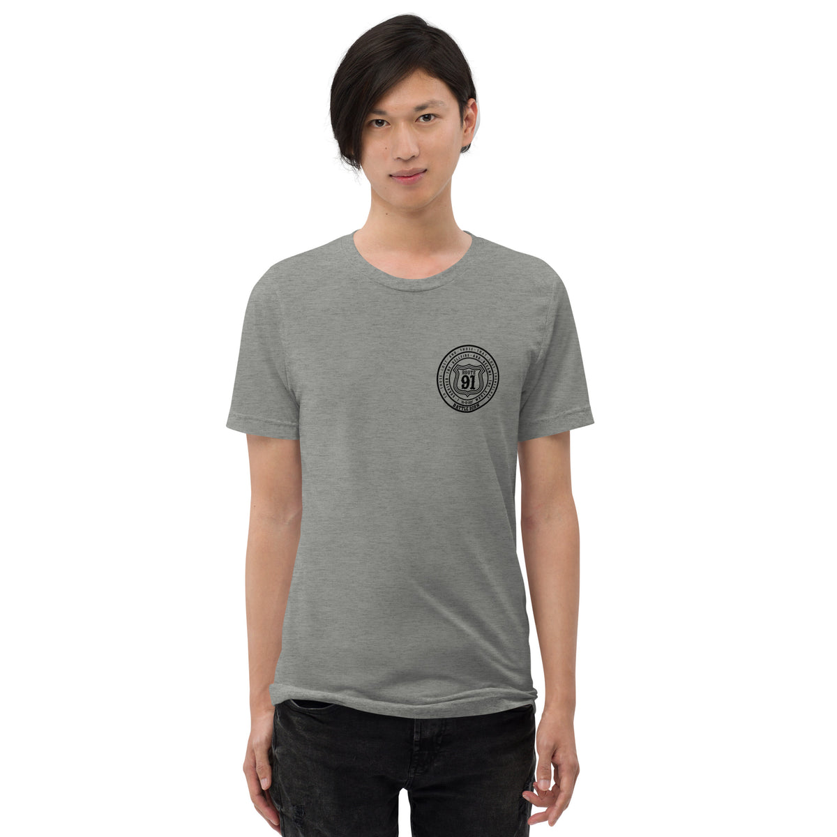 R91 Badge (all black) Unisex Tee