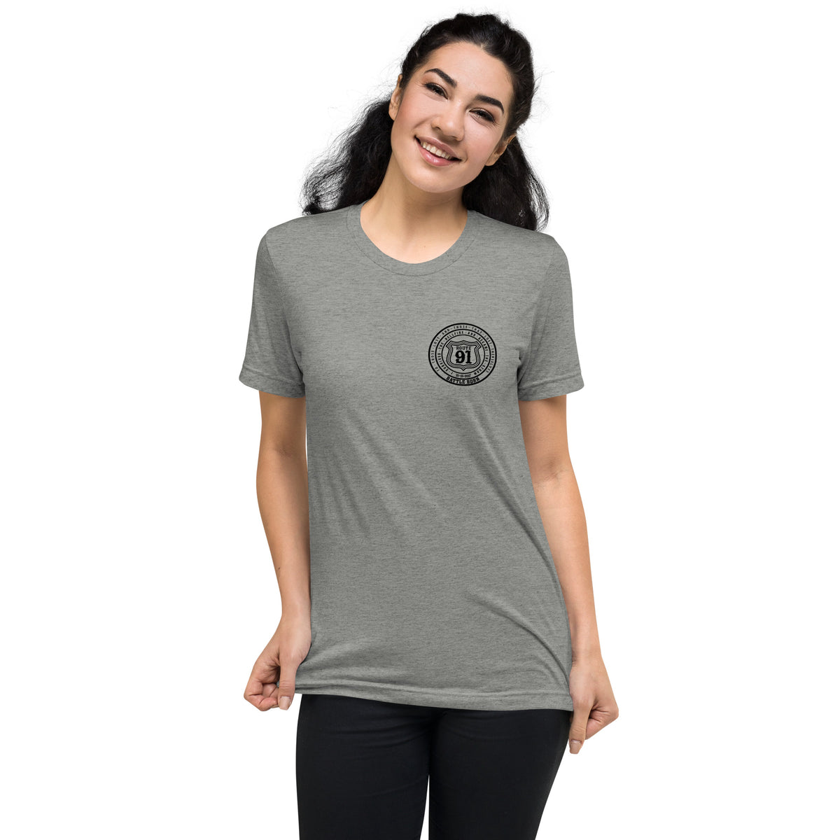 R91 Badge (all black) Unisex Tee
