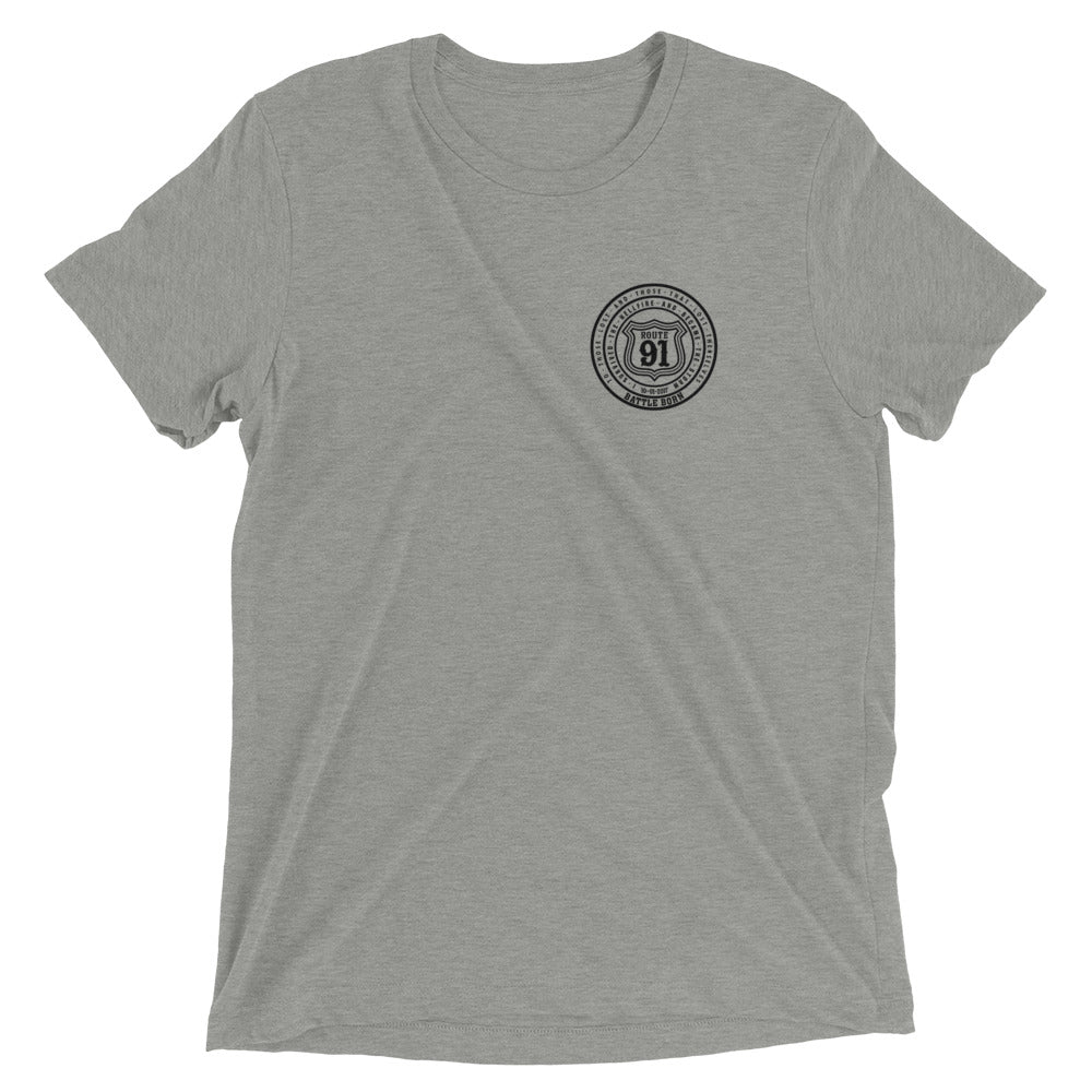 R91 Badge (all black) Unisex Tee