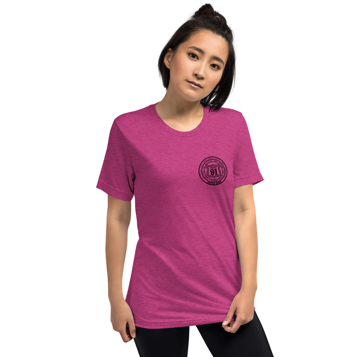R91 Badge (all black) Unisex Tee